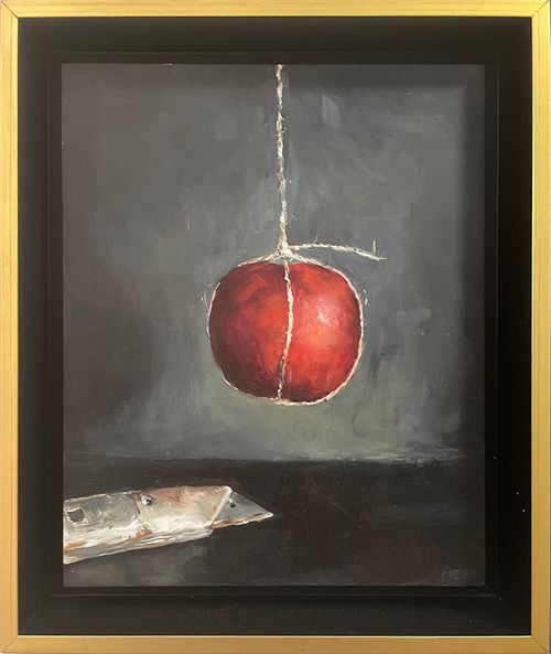 Una manzana colgada de un cordel — Lydia van der Meer